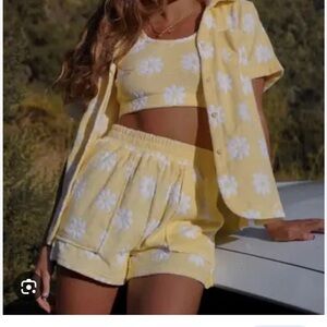 Yllw The Label Salty Terry Three-Piece Set